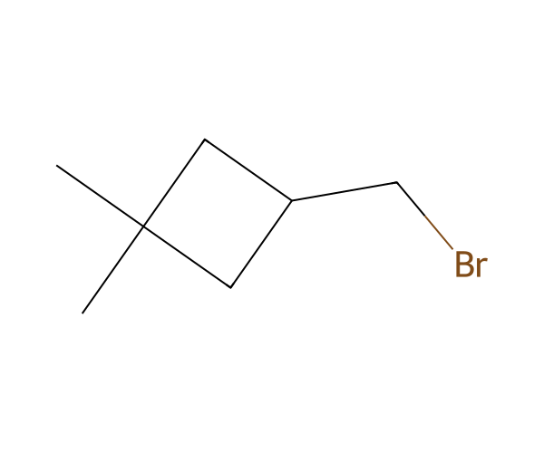 3-(溴甲基)-1,1-二甲基环丁烷 structure