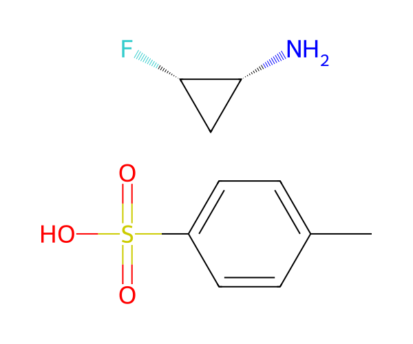 (1R,2S)-2-氟环丙胺对甲苯磺酸盐 structure
