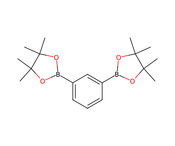 1,3-双苯二硼酸频那醇酯 structure