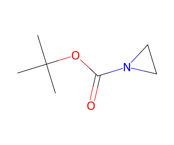 1-BOC-氮杂环丙烷 structure